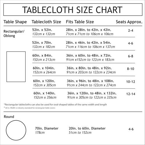 Benson Mills Cameron Textured Fabric Table Cloth, for Everyday Home Dining, Parties, Weddings & Holiday Tablecloths (60 x 140 Rectangular, White)