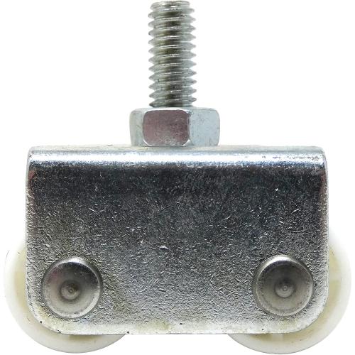 Shepherd Hardware 9441 7/8-Inch Threaded Stem Appliance Caster, Dual Wheels, 4-Pack