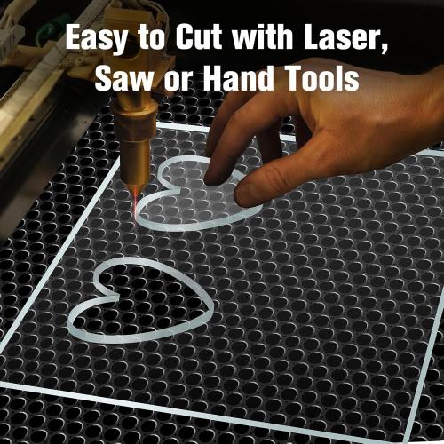 6 Pieces 6 x 12 Cast Plexiglass Sheet -1/8 Thick Clear Acrylic Sheet Clear Plastic Sheet, for Sign,Craft, Photo Frame, DIY Display Projects