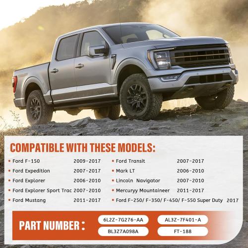 Transmission Filter with Gasket & Valve Body Module Connector & Valve Body Seal for Ford F150 F250 F350 Super Duty Expedition Mustang Lincoln Navigator, 6L2Z-7G276-AA AL3Z-7F401-A BL3Z7A098A FT-188