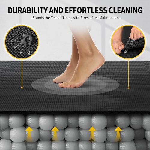 CAMBIVO Yoga Mat for Women and Men, Extra Long and Wide Exercise Mat(72x48/84x30), Large Non Slip Workout Mat for Yoga, Pilates, Fitness, Barefoot Workouts, Home Gym Studio