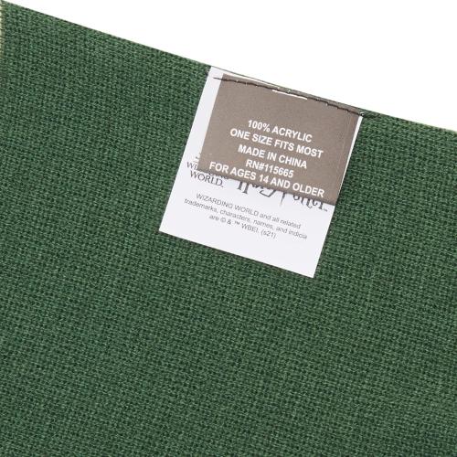 Harry Potter Slytherin Patch Knit Scarf, OSFM, Green