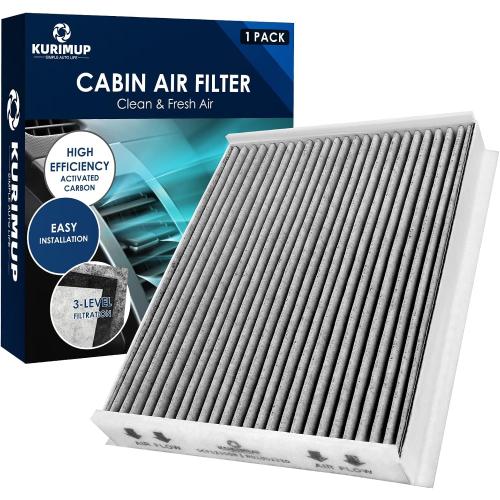 KURIMUP Cabin Air Filter,Replacement for CP150（CF12150）,Premium Cabin filter with Activated Carbon, Fit for Expedition, F150/F250 Super Duty/F350 Super Duty, Navigator (1 pack)