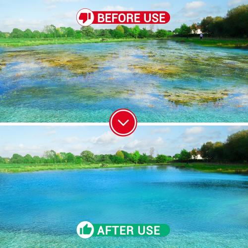 32 Aquatic Weed Rake, No Assembly Required, 8.6 Steel Rod Lake Weed Cutter, One-Piece Welding, Lake Weed Rake for Pond Beach Landscaping, Perfect Tie Hole, 30ft Thicker Rope and Net, Black.