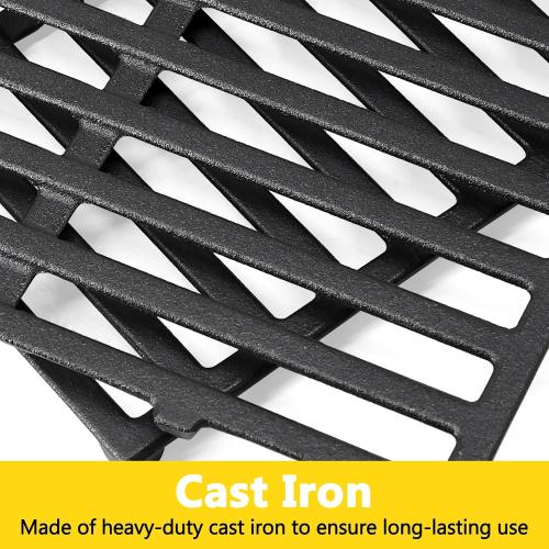 Spirit Grill Parts 7635 Flavorizer Bars 7637 Grill Grates Replacement for Weber Spirit & Spirit II 200 Series with Front Control, Spirit E-210 E-215 E-220 S-210 S-220 Spirit II E-210