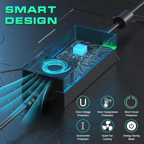 Ponkor Power Supply for Xbox One, AC Cord Replacement Power Brick Adapter 100-240V Compatible with Xbox One 360