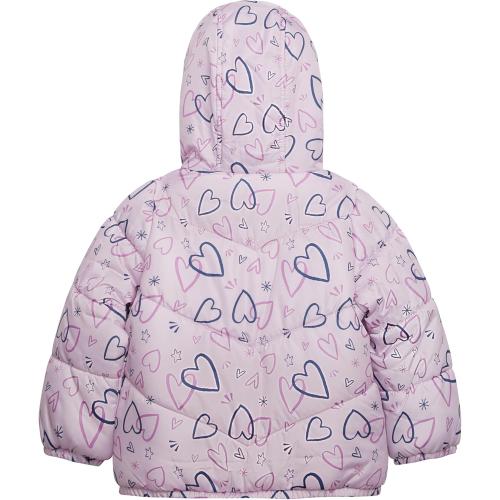 4T Carter's Girls' 2-Piece Snowsuit Cozy Hooded Puffer Jacket and Ski Bib Set