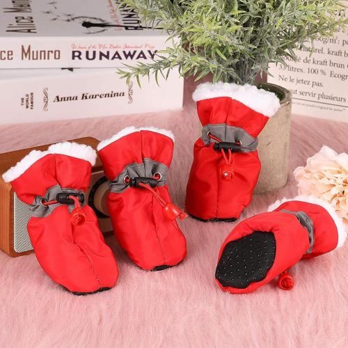 Weewooday 12 Pcs Dog Boots Adjustable Drawstring Puppy Boot Waterproof Anti Slip Dog Paw Protector Breathable with Soft Sole for Small Puppy(Size 2)