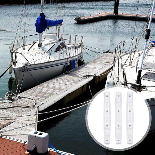 Menkxi Dock Fenders 42.13 x 5.91 x 3.94 Inches Long Dock Bumpers Straight-Edge Boat Fenders UV-Resistant Marine Vinyl Boat Bumpers for Docking Guard Vertical Protection
