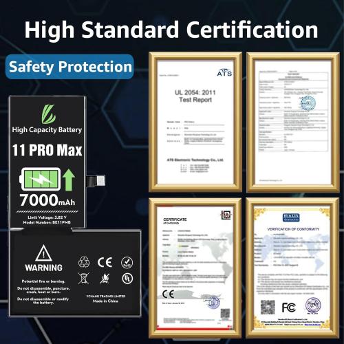 LL TRADER Battery for iPhone 11 Pro Max 7000 mAh High Capacity Replacement Battery for iPhone 11 Pro Max, (A2161、A2220、A2218) with Full Set Repair Tool Kit