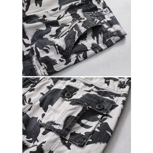 AKARMY Wild Cargo Pants, Casual Work Pants, Military Army Camo Combat Hiking Pants with 8 Pockets(No Belt) (SIZE 30)