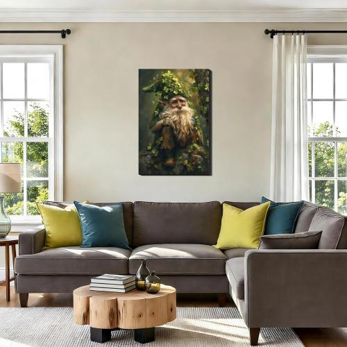 St Patricks Day Canvas Print Wall Art 8x12, St patrick’s Pictures for Living Room Wall Decor, Framed Rustic Clover Poster for Bedroom Office, Green Canvas Artwork for Home Decoration