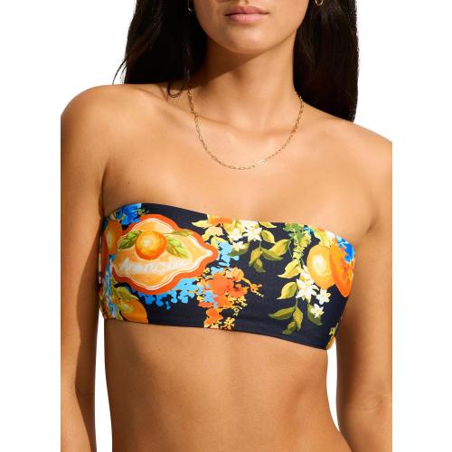 Size -10- Seafolly Women's Bandeau Tube Bikini Top Swimsuit