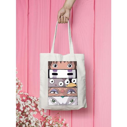 Anime Inspired Tote Bag Anime Lover Gift Sp Away Fans Gift