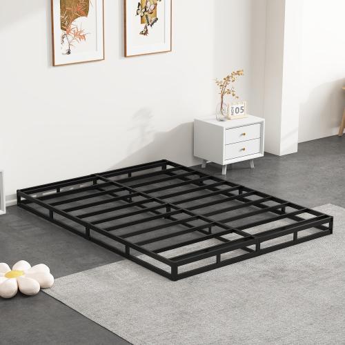5 Inch Queen Box Spring-Heavy Duty 3000LBS Metal Bed Foundation, Noise-Free & Tool-Free Easy Assembly,Mattress Support Base for Queen Size Bed