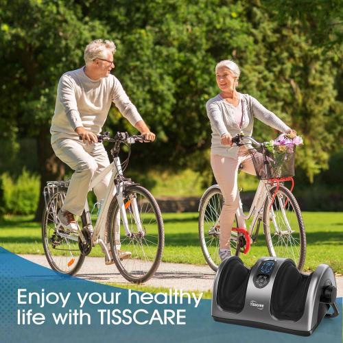 TISSCARE Foot Massager with Heat, FSA HSA Eligible, Shiatsu Foot Massager for Plantar Fasciitis, Neuropathy, Circulation and Pain Relief, Remote Control, Deep Kneading, Gifts for Women Men Mom Dad