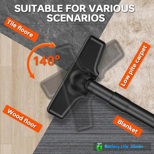 THINKWORK Handheld Vacuum Cordless 20V with Battery, Strong Suction Powerful Handheld Vacuum Cordless 150W Motor, Portable Shop Vac Wet/Dry with HEPA Filtration for Floor, Carpet