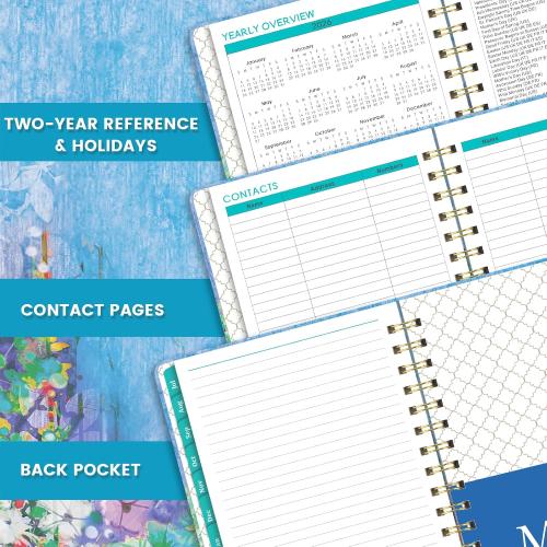 2026-2027 Planner - Weekly and Monthly Academic Planner 2026-2027, JUL. 2026 - JUN. 2027, 6.4 x 8.5, 26-27 Academic Planners with Monthly Tabs, Sturdy Cover, Premium Paper, Back Pocket, Strong Twin-wire Binding