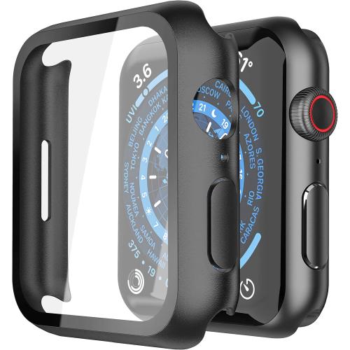 Misxi 2 Pack Hard PC Case with Tempered for series 46 mm