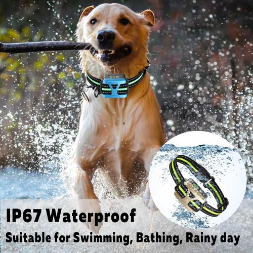 Dog Bark Collar, CMUBH Bark Collar for Large Dog, Rechargeable Anti Bark Collar for Medium Small Dogs with 5 Adjustable Sensitivity and Intensity Beep Vibration