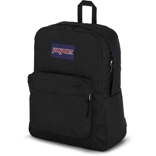 JanSport SuperBreak One Backpacks - Durable, Lightweight Bookbag with 1 Main Compartment, Front Utility Pocket with Built-in Organizer - Premium Backpack, Black