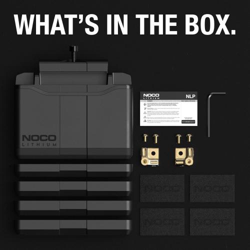 NOCO Lithium NLP20: Ultra-Light 12V Lithium Powersport Battery – Group 20 – 7Ah – 600A Start Power – Intelligent BMS – UL Certified