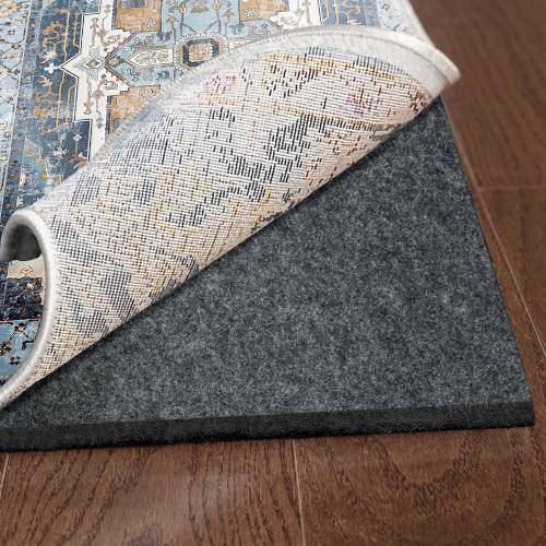 Waterproof Rug Pad, 10x14 ft Area Rug Non-Slip Carpet Pad, 1/4 Thick Non-Slip Rug Pads for All Floors and Finishes, Felt Pad for Hardwood Floors, Keeps Carpets in Place Soft and Safe