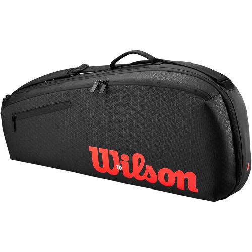 WILSON Clash V3 Super Tour Tennis Racket Bags - Black/Infrared