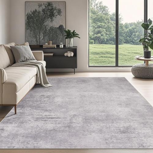 Washable Rugs 9.1 ft x 7.2ft  Area Rugs for Living Room