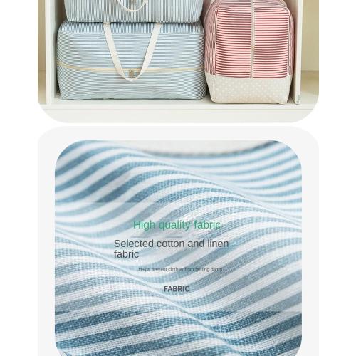 Storage Bag, Portable Quilt Storage Bag, Multiple Styles BlueLarge[21.7 * 15 * 9.8inches]