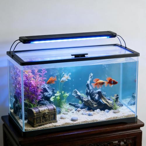 29.21 x 11.69 x 0.16in Aquarium Lid Clear Tempered Glass Canopy | Clear Tempered Aquarium Fish Tank Hoods, FITS for Most 20Long/29 Gallon Fish Tanks (Aqueon, Marine Land & Perfecto)
