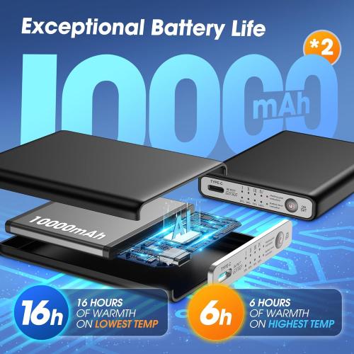 AI Heated Socks Rechargeable for Men Women,20000mAh Battery Electric Socks Up to 16 Hours Washable Heating Socks for Camping Skiing Motorcycle Driving Hiking Outdoor Working