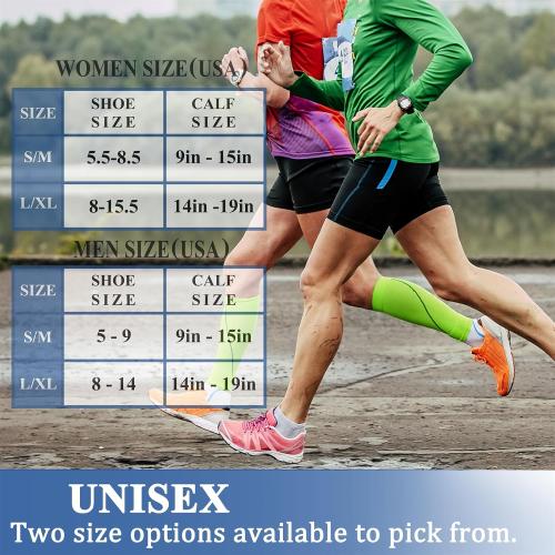 CHARMKING Compression Socks for Women & Men Circulation (3 Pairs) 15-20 mmHg is Best Support for Athletic Running Cycling