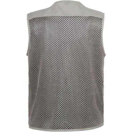 Size L Locachy Men's Summer Outdoor Work Safari Hiking Travel Photo Fishing Vest with Pockets