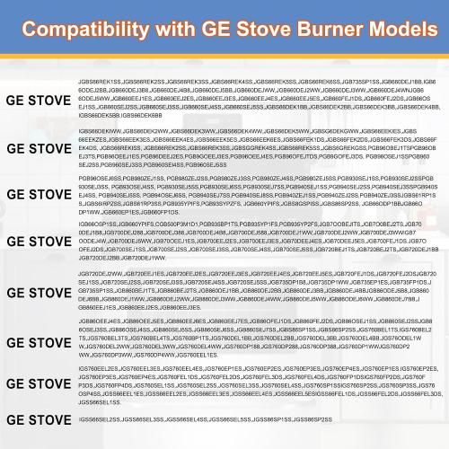 WB31X27150 Center Grate for GE Gas Stove JXGRATE1 WB31X24737 General Electric Gas Range Grate Surface Burner Grate GE Cooktop Parts Stove Top Grate Cast Iron Rack