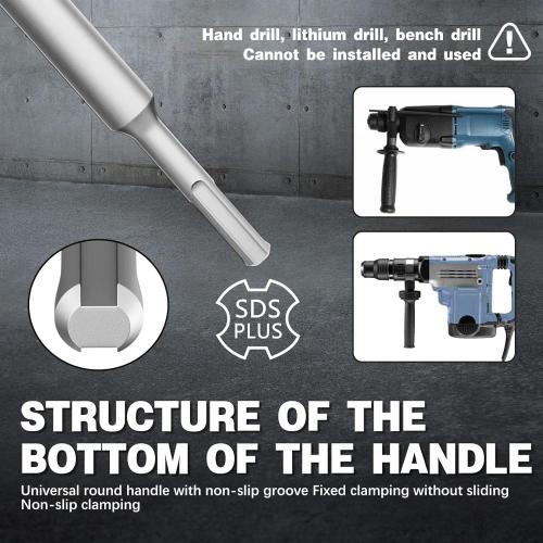 2 Concrete Hole Saw,50mm Masonry Hole Saw, with 110mm SDS Plus Shank Connecting Rod for Concrete Brick Cement Stone Wall Drilling Home Improvement