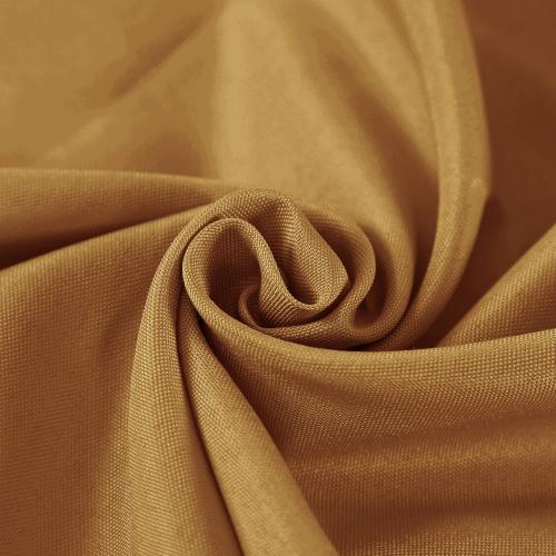 Fokitut 2 Pack Waterproof Round Tablecloth, 132 Inch, Stain Resistant and Wrinkle Polyester Table Cloth, Fabric Table Cover for Kitchen Dining, Wedding, Party, Holiday Dinner-Gold