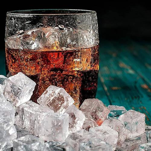 Fake Ice Cubes Acrylic, Clear, 17 mm, 100 PCS