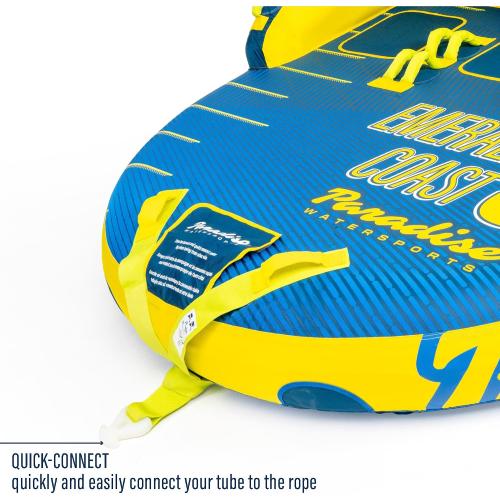 Paradise Water Sports - Emerald Coast Towable Tube for Boating - 1-2 and1-3 Riders