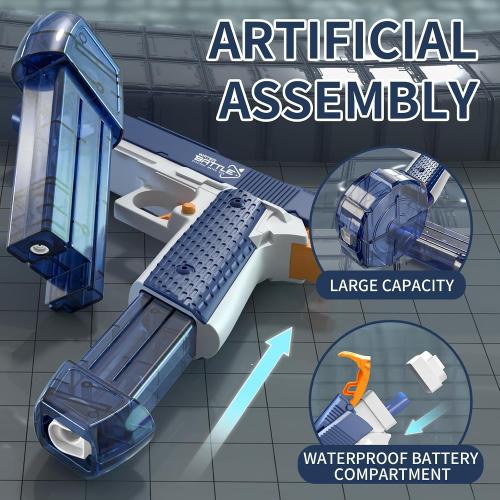 Electric Water Gun with Long Range,Automatic Squirt Gun for Kids and Adults, Long Distance Water Pistol for Pool Beach Outdoor Play