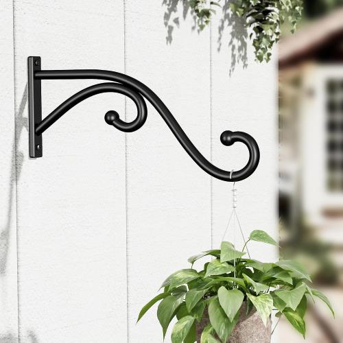 Plant Hook Hanging Plant Brackets - 2 Pack 10 Inch Plant Hanger.