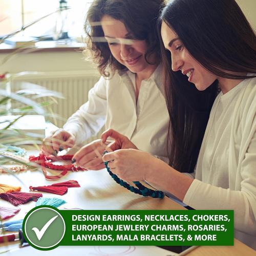 Mandala Crafts 200 Natural Light Brown Black Brown Large Hole Barrel Wooden Beads for Crafts Macrame DIY Jewelry Braid Dreadlock Hair Beads