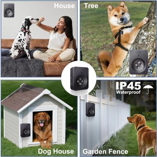Anti Barking Device for Dogs Long Range 50ft, Ultrasonic Dog Bark Deterrent Device with Stop Dog Barks - Dog Barking Stopper