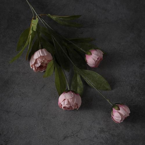 VIERENA 12 Pcs Faux Silk Peony Artificial Flowers for Vase -27, Bulk Fake Peonies Branches with Stems for DIY Bouquet Centerpieces Wedding Fillers Arrangements Shower Decorations (Blush Pink)
