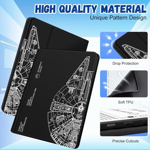 for Amazon Kindle Scribe Case Folio Cover 10.2 Inch for Women Girls Cute Fashion Design Girly Kawaii Boy Men Pretty Teens Unique Aesthetic E-Book Cases for Kindle Scribe 10.2