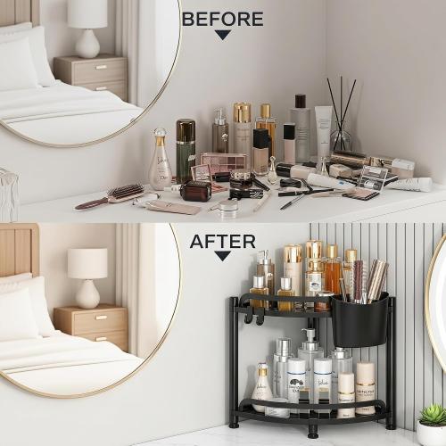 ZVZM Bathroom Counter Organizer, Vanity Countertop Storage
