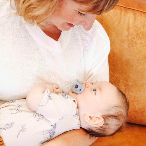 Minbie Orthodontic Soother Pacifier 2 Pack - Nurtures Breastfeeding & Oral Development