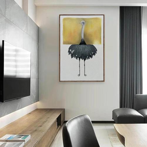 Art Hand-painted modern abstract style art oil painting for white home wall decoration, suitable for wall decoration in living room, bedroom and corridor.