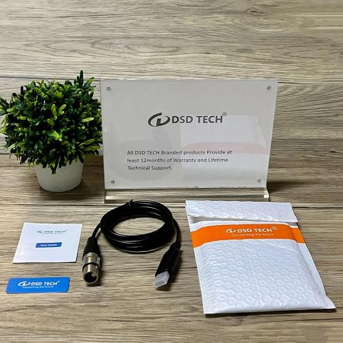 DSD TECH SH-AU20A USB to XLR Cable for Dynamic Microphones Such as Shure(5.9FT)