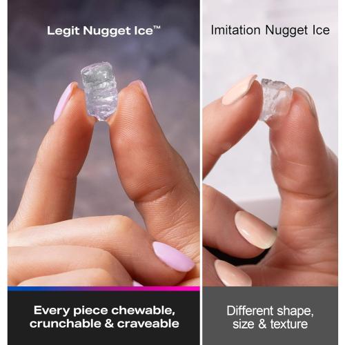 GE Profile Opal 2.0 Ultra Nugget Ice Maker with Side Tank and Scale Inhibiting Filter, Scoop Included, 38 lbs in 24 Hours, Pellet Ice Machine with WiFi & Smart Connected, Stainless Steel